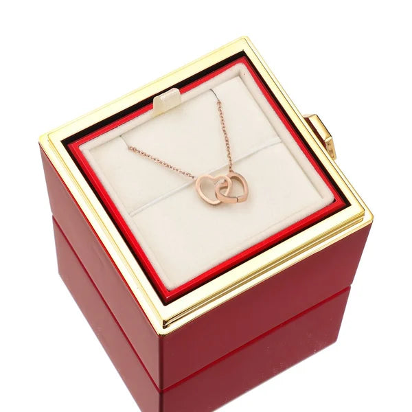 Eternal Rose Box w/ Necklace