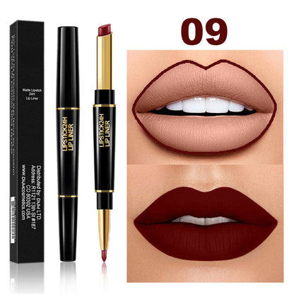 2-in-1 Waterproof Lipstick + Lip Liner