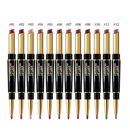 2-in-1 Waterproof Lipstick + Lip Liner