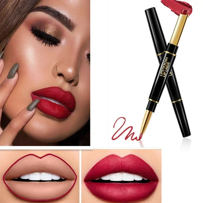 2-in-1 Waterproof Lipstick + Lip Liner