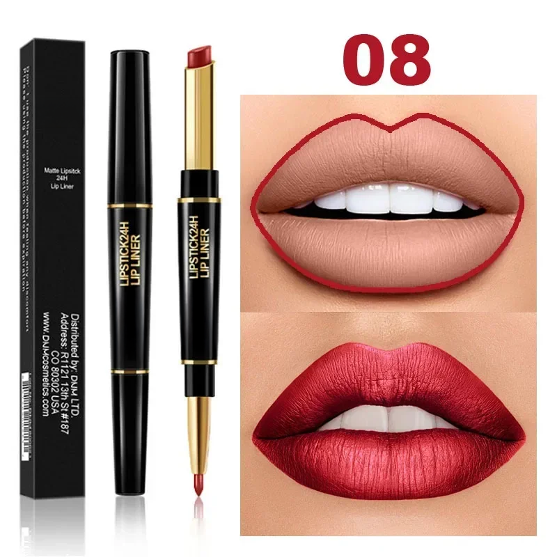 2-in-1 Waterproof Lipstick + Lip Liner