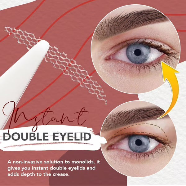 GLUE-FREE INVISIBLE DOUBLE EYELID STICKER