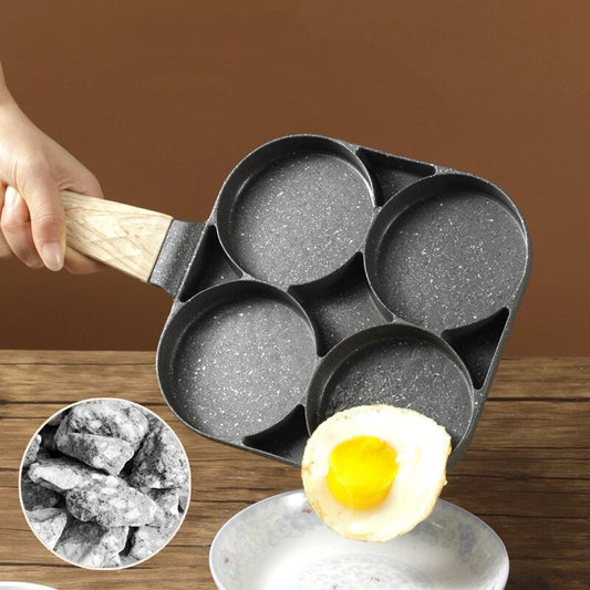 4-Hole Egg and Pancake Frying Pan