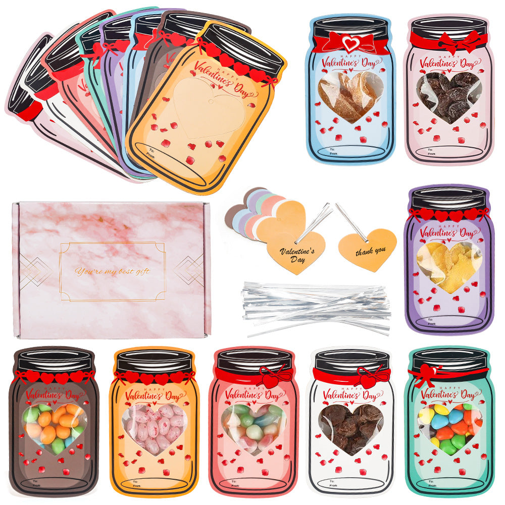 Mason Jar Valentine Cards