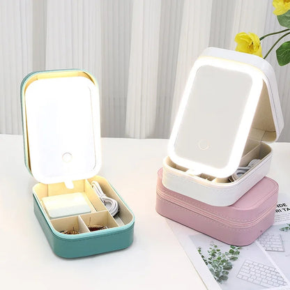 Cosmetic Box with Vanity Mirror