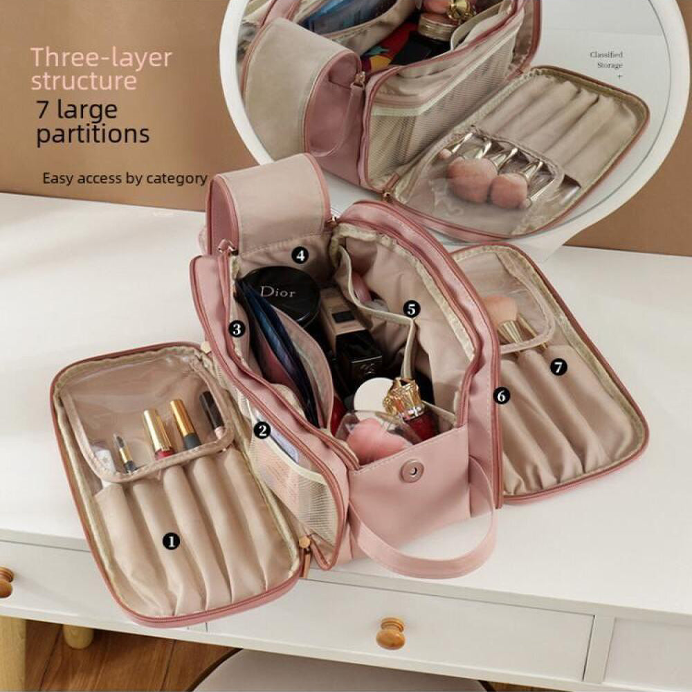 Large-Capacity Travel Cosmetic Bag