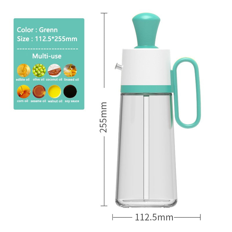 Oil Dispenser Bottle with Silicone Brush