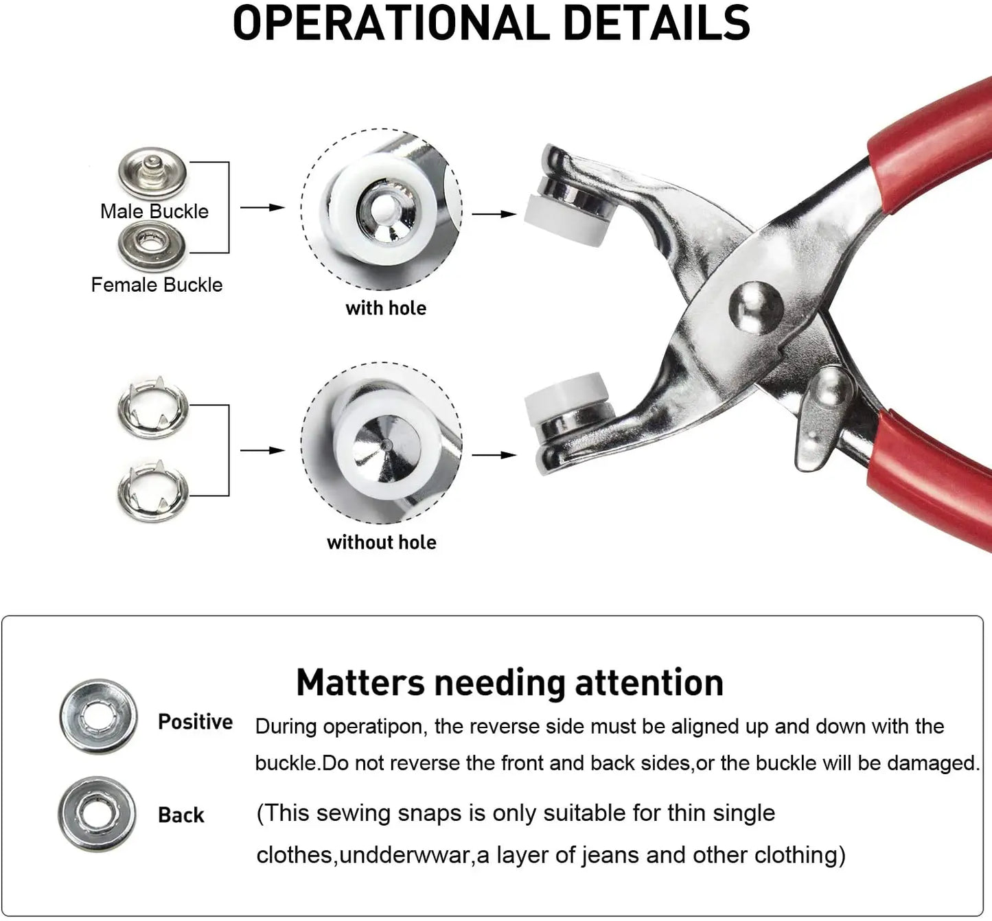 Iron Buckle Installation Tool