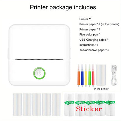 Inkless Thermal Printer