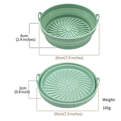 Air fryer silicone tray