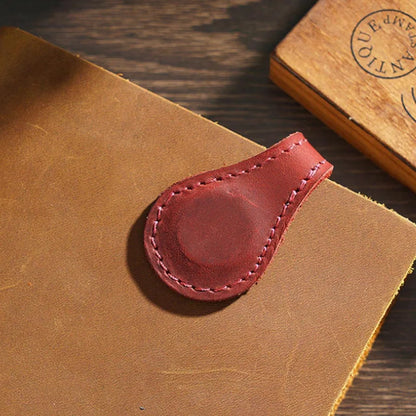 Magnetic Leather Bookmark