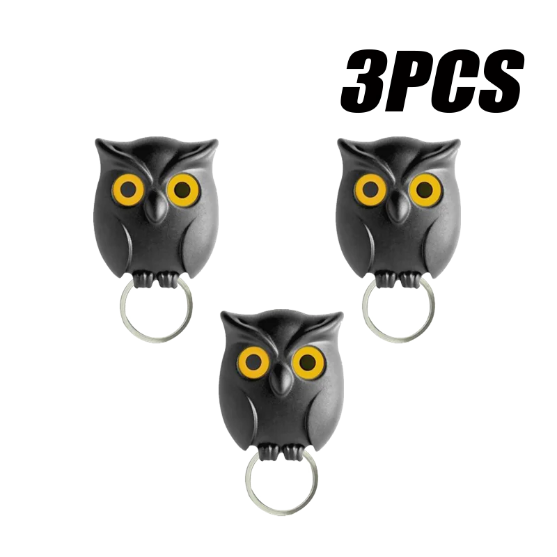 Magnetic Owl Keychain