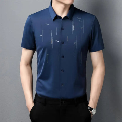 MEN'S ICE SILK BUSINESS SHIRT