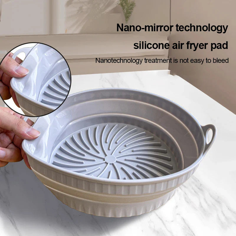 Air fryer silicone tray