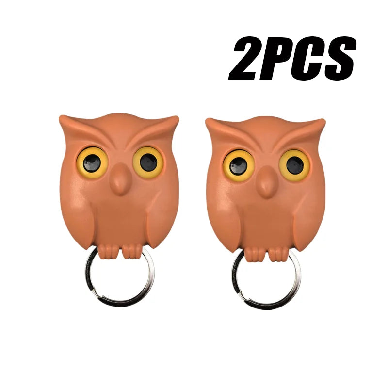 Magnetic Owl Keychain