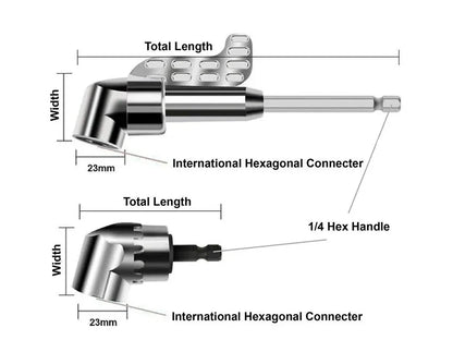 Right Angle Drill Extension