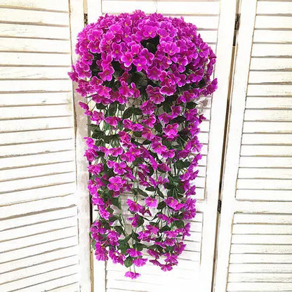 Artificial hanging orchid