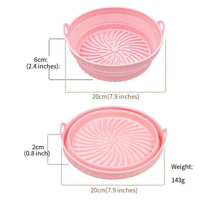 Air fryer silicone tray