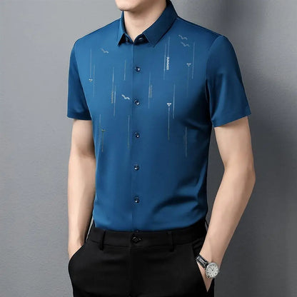 MEN'S ICE SILK BUSINESS SHIRT