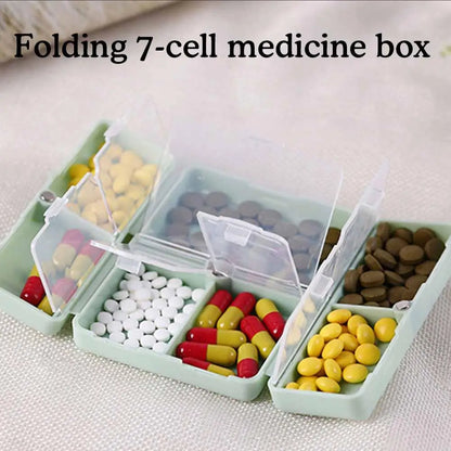 Foldable Magnetic Pill Organizer