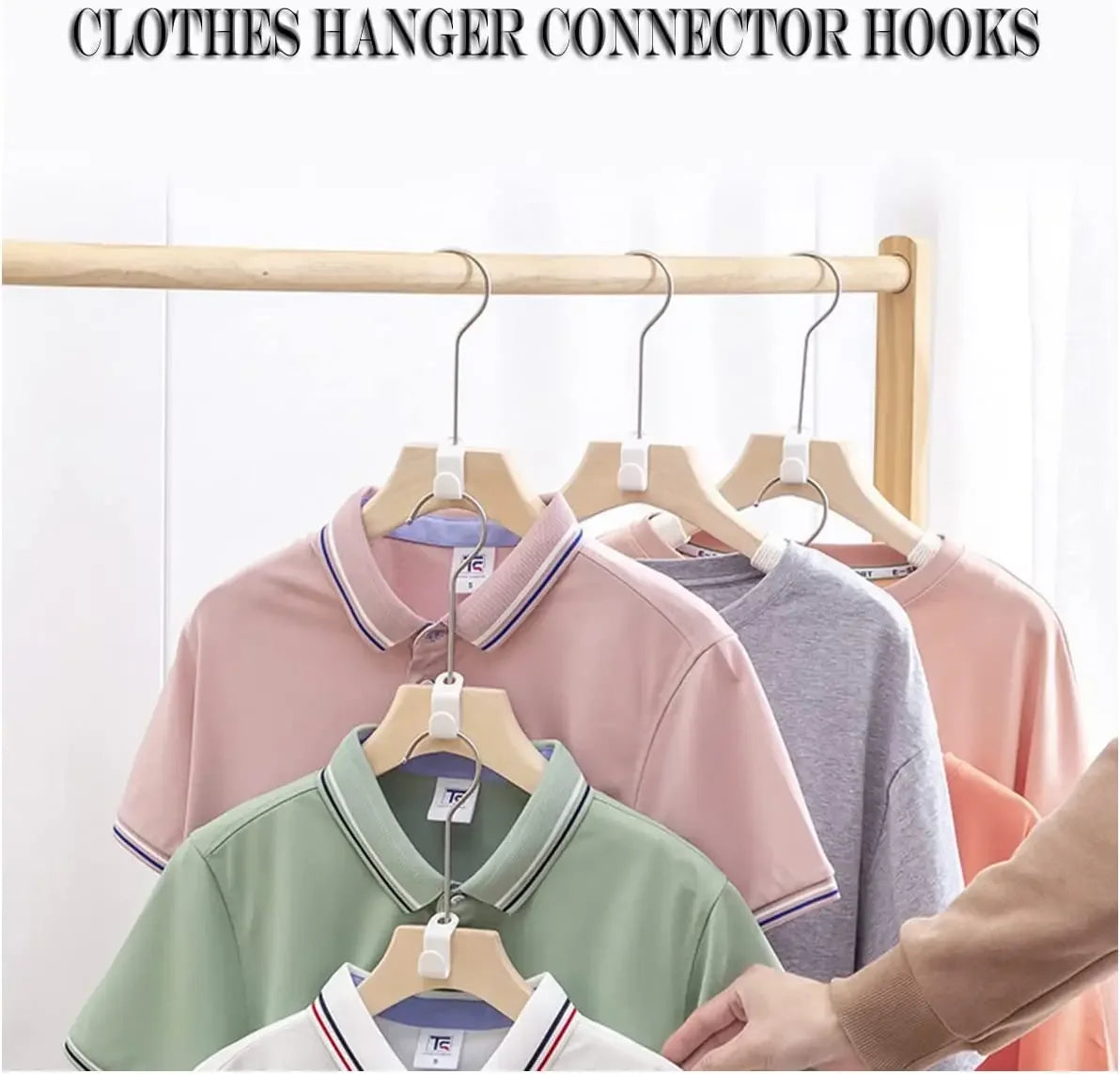 Clothes Hanger Connector Hooks