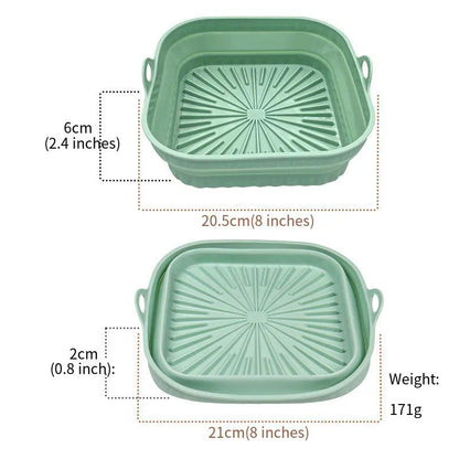 Air fryer silicone tray