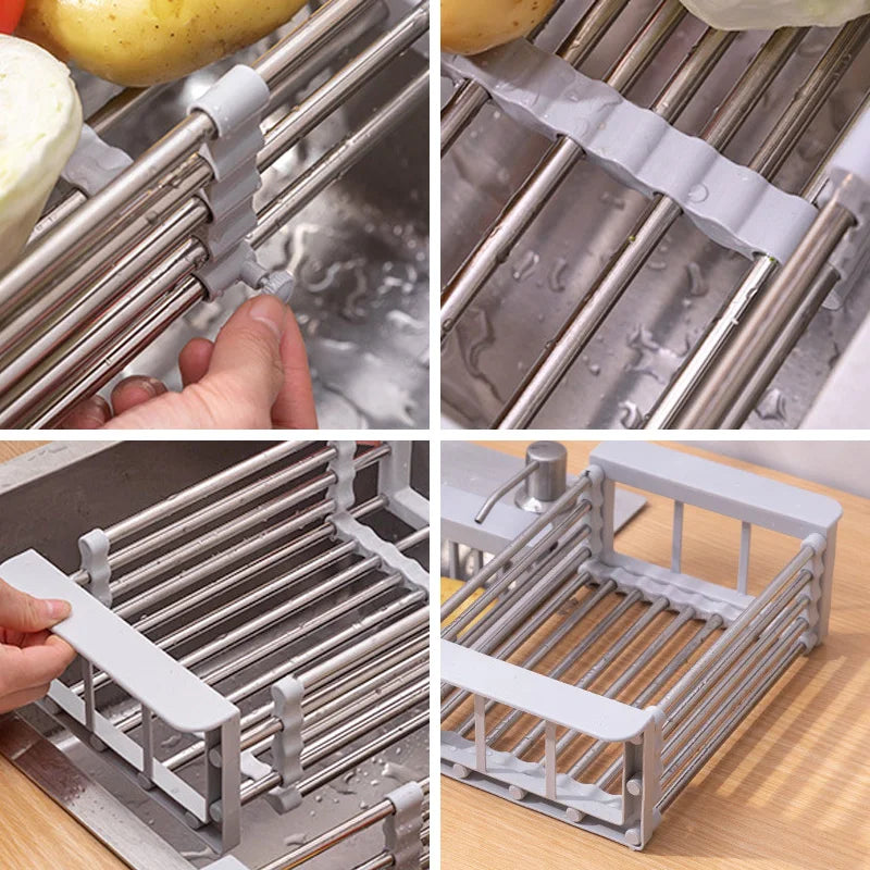 Extended Kitchen Sink Drain Basket