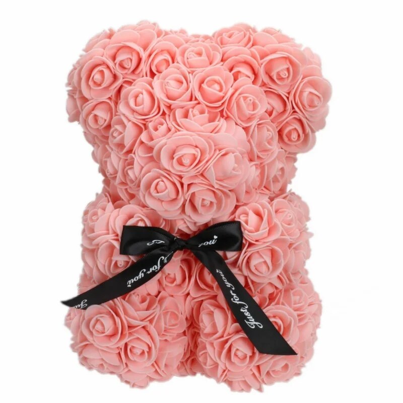 Perfect Gift: Galaxy Rose + Rose Bear