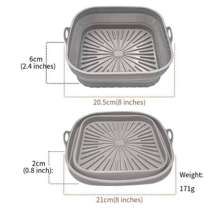 Air fryer silicone tray