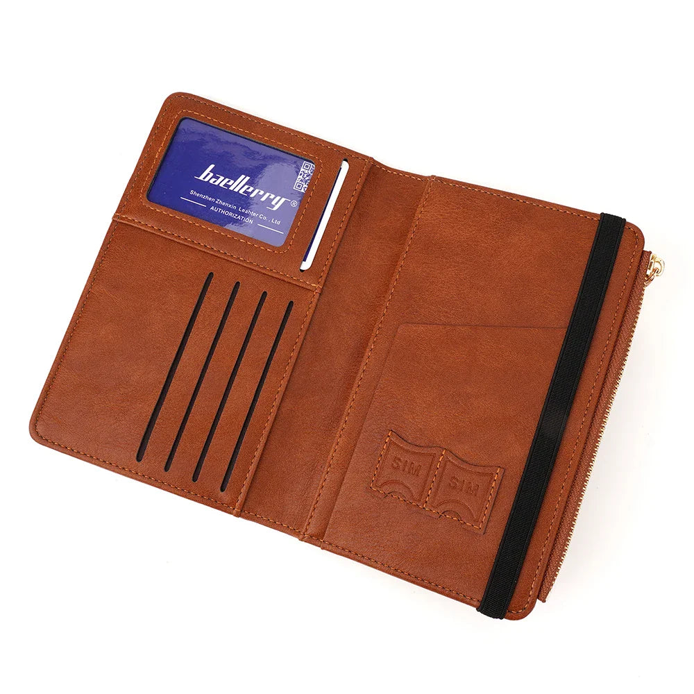 RFID Blocking Leather Card Wallet