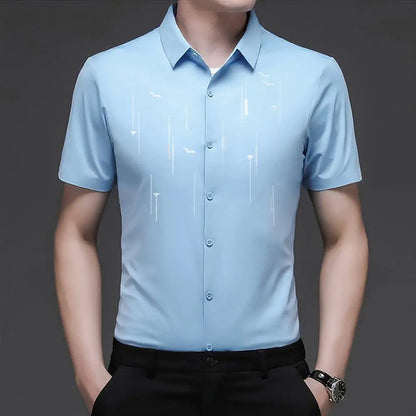 MEN'S ICE SILK BUSINESS SHIRT