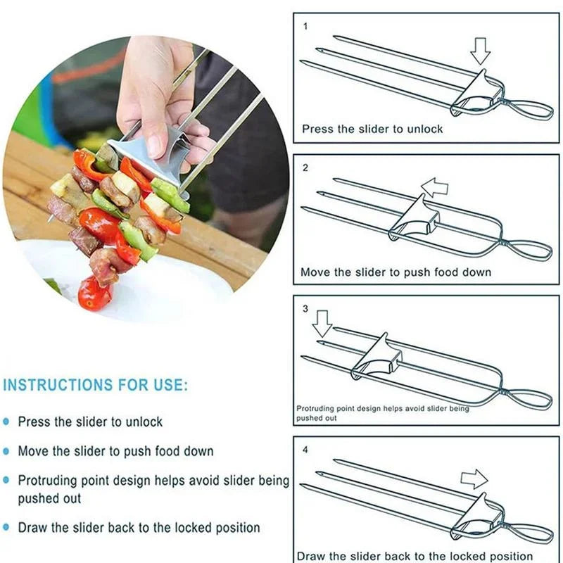 3 Way Grill Skewers