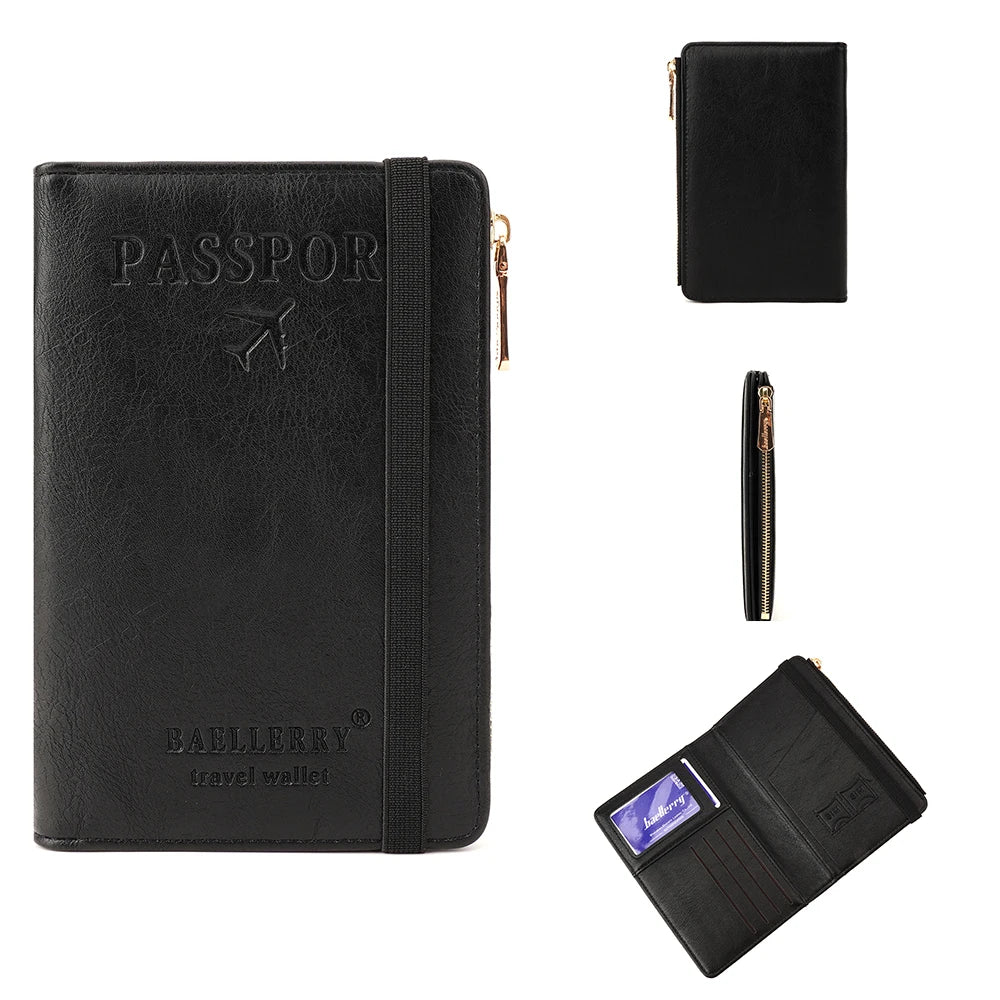 RFID Blocking Leather Card Wallet