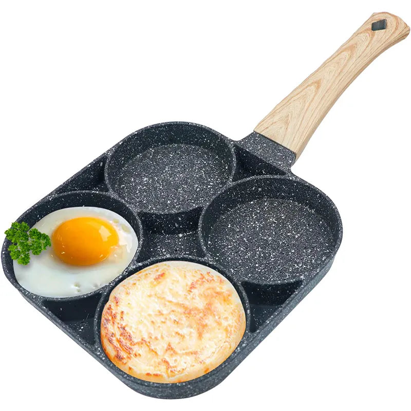 4-Hole Egg and Pancake Frying Pan