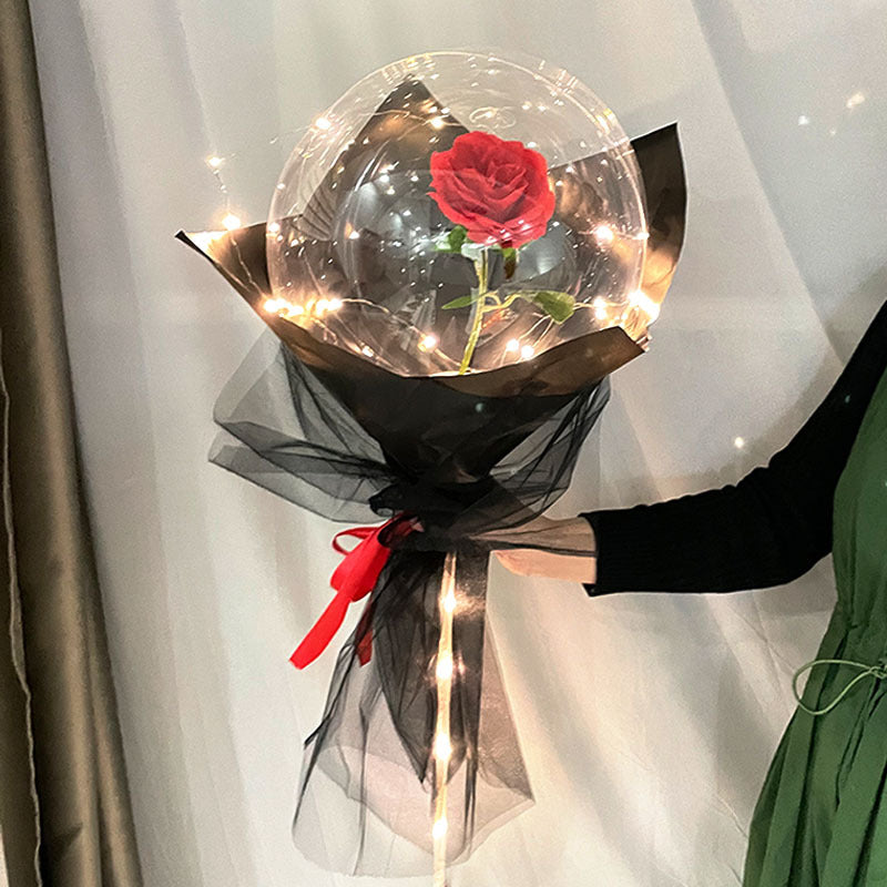 Luminous Rose Balloon