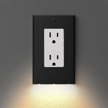 Outlet Wall Plate With LED Lights