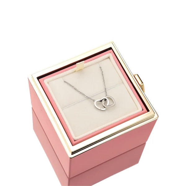 Eternal Rose Box w/ Necklace