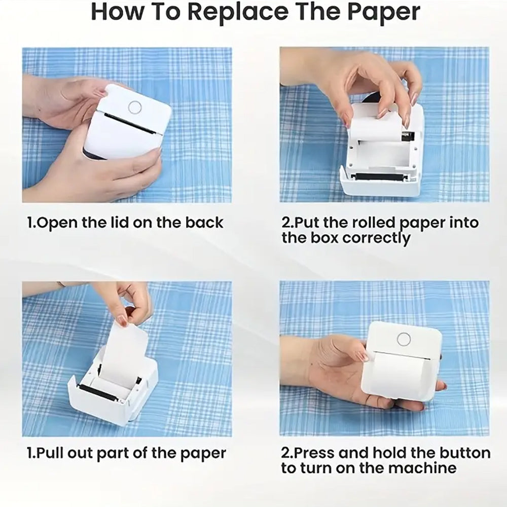 Inkless Thermal Printer