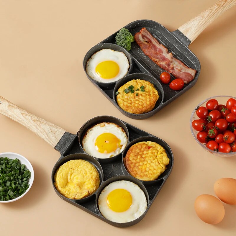 4-Hole Egg and Pancake Frying Pan