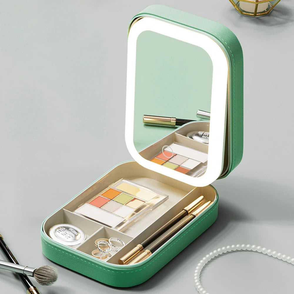 Cosmetic Box with Vanity Mirror