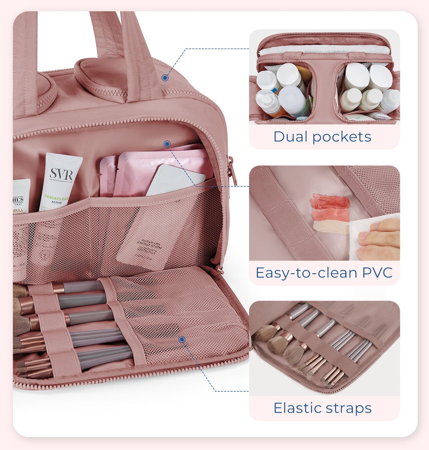 4-in-1 Travel Toiletry Bag