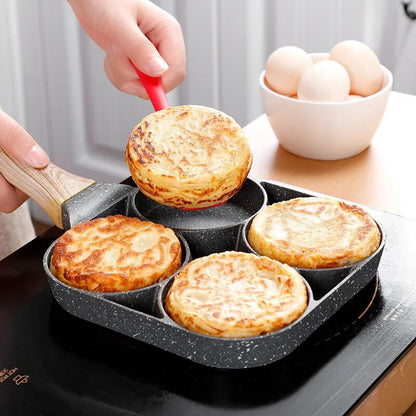 4-Hole Egg and Pancake Frying Pan